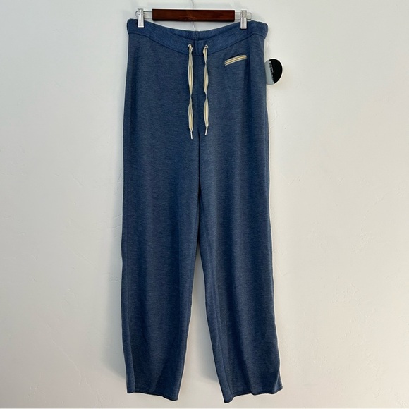 NWT Valerie Stevens Blue Lounge Sweatpants Tencel Lyocell Size Petite Large - Picture 1 of 10